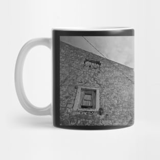 Old Harbour Building in Trsteno Mug